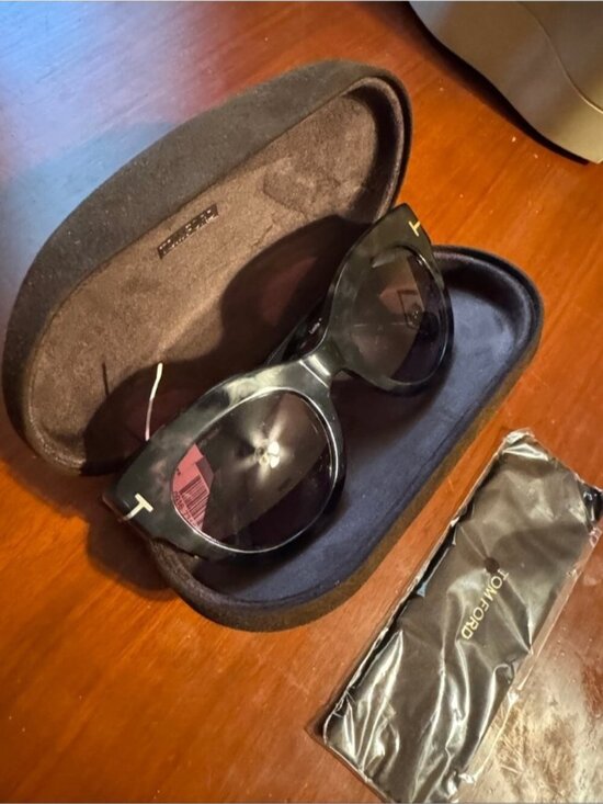 Tom Ford Lucilla 51mm Gradient Cat Eye Sunglasses Havana Purple main image 2